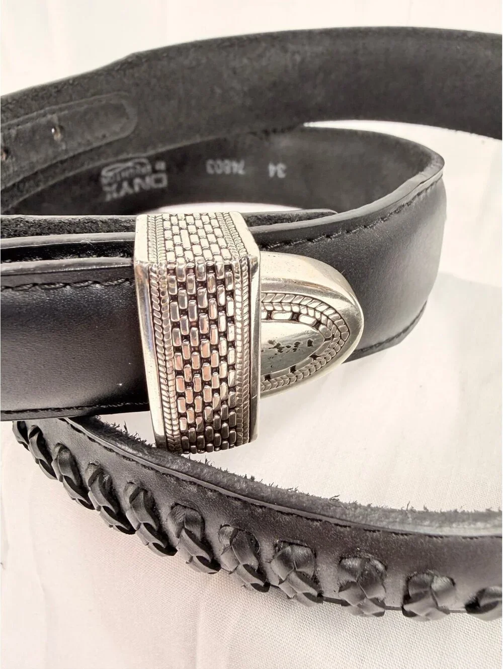 BRIGHTON ONYXTAPER BELT girls about 38” long total